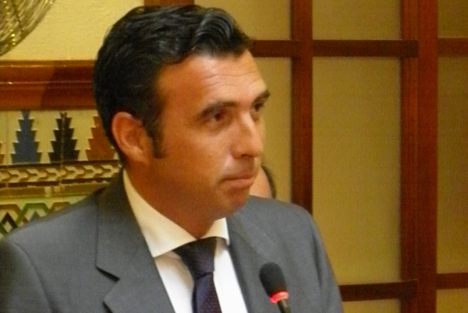 El hermano mayor de la Hermandad de Escardiel, Juan Lobo, en una imagen de archivo / Sevilla Actualidad