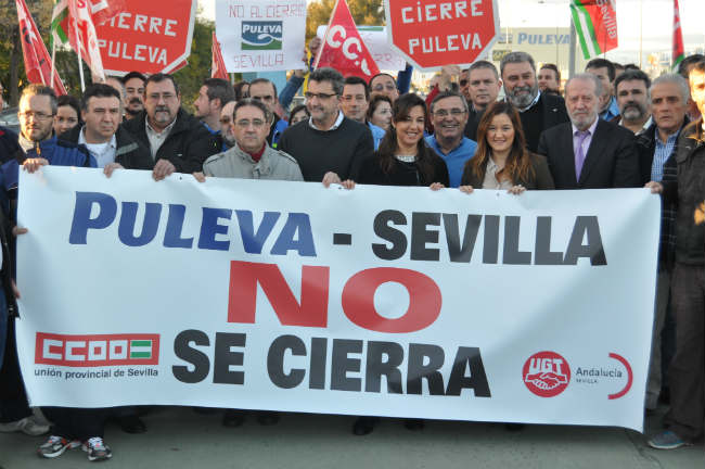 manifestacion cierre puleva