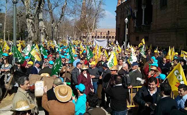 concentracion-regantes-sevilla