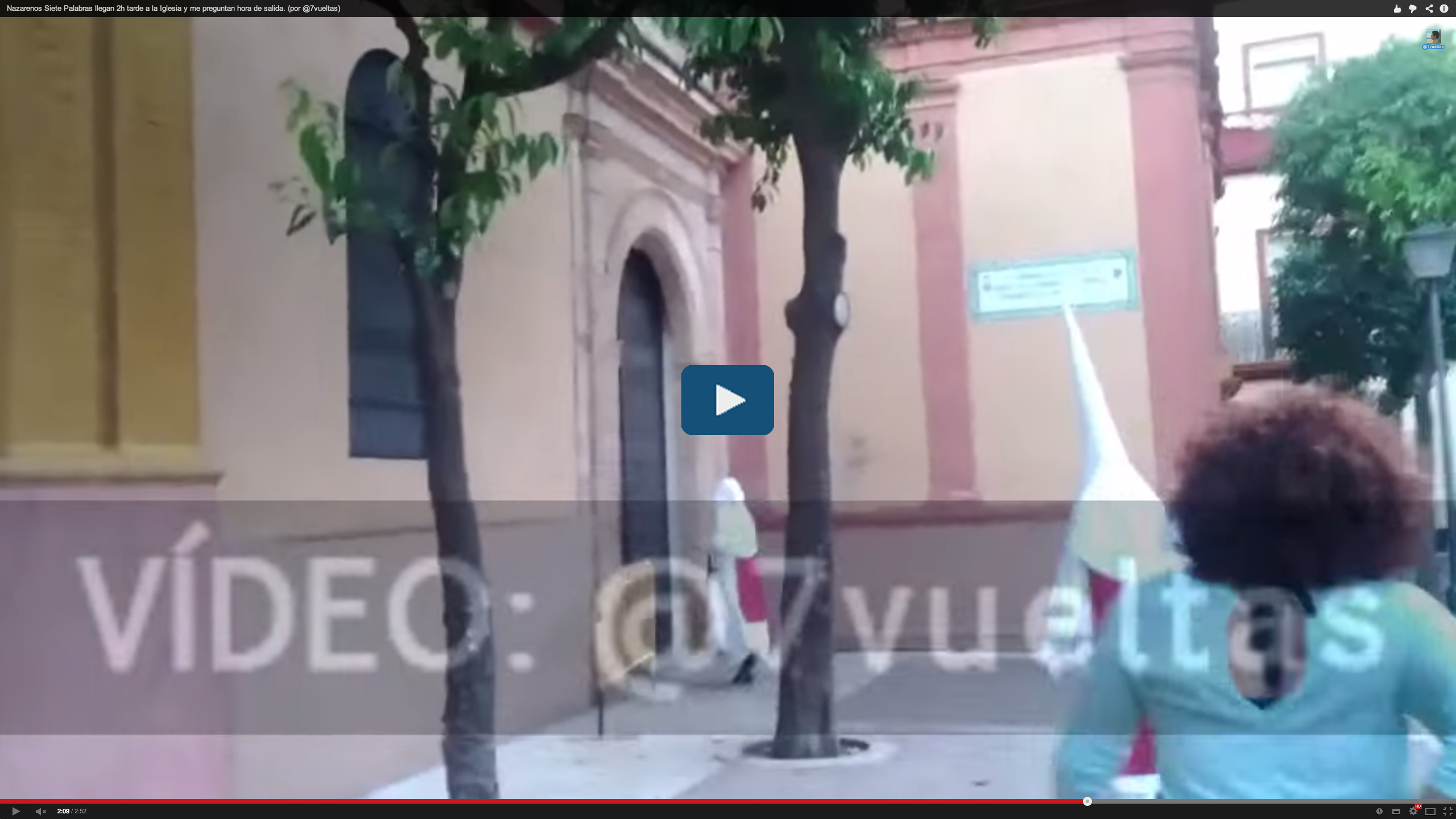 nazareno siente palabras