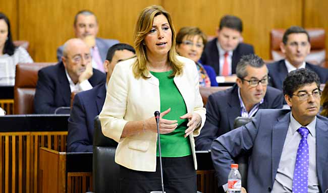 susana-diaz-pleno-parlamento-100414