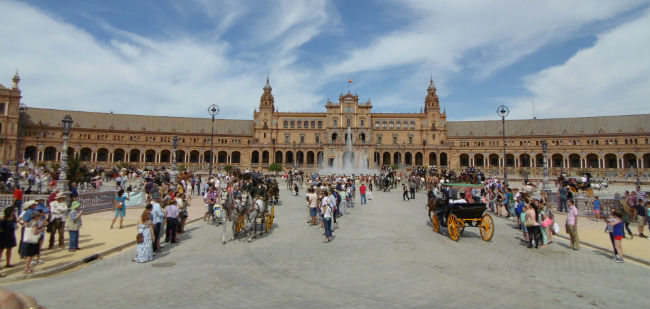 enganches-caballos-sevilla-plaza-espana