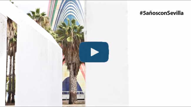 Frame del vídeo promocional de la gala #5AñosconSevilla del próximo 3 de junio/SA