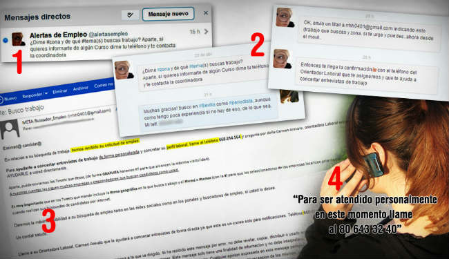 FACUA cuentas Twitter falsoempleo