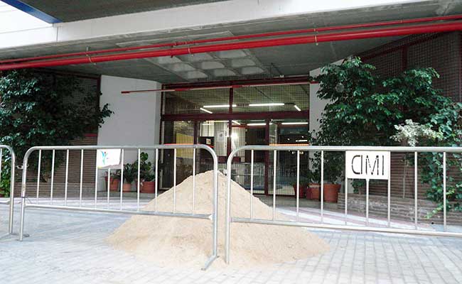 Obras en la zona exterior/ @7vueltas