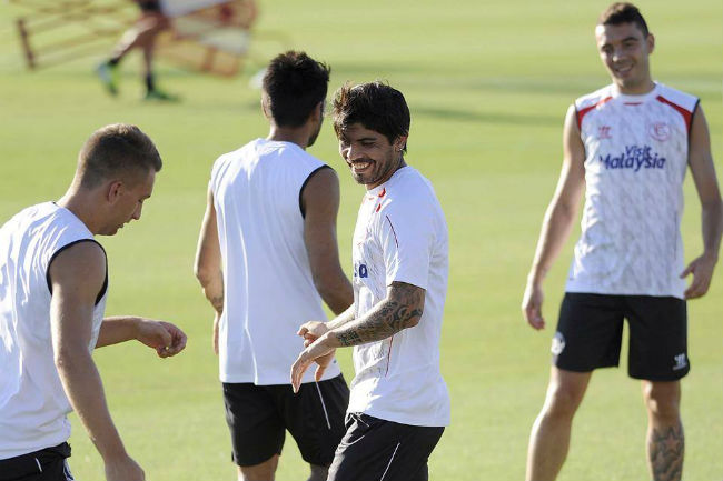 banega-aspas-suarez-entrenamientos