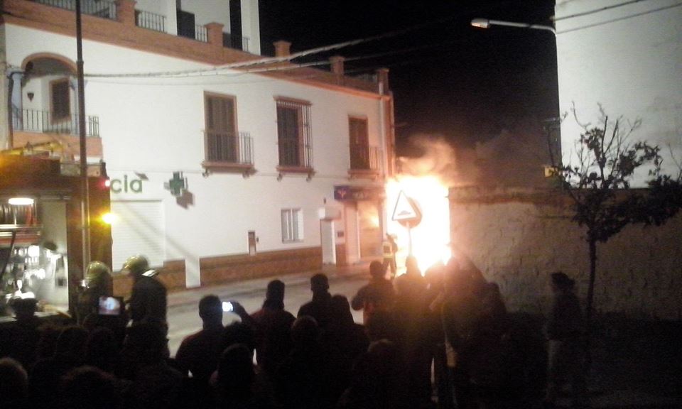 incendio tranformador los palacios