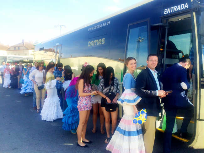 bus a la feria desde gines