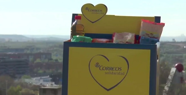 caja alimentos correos