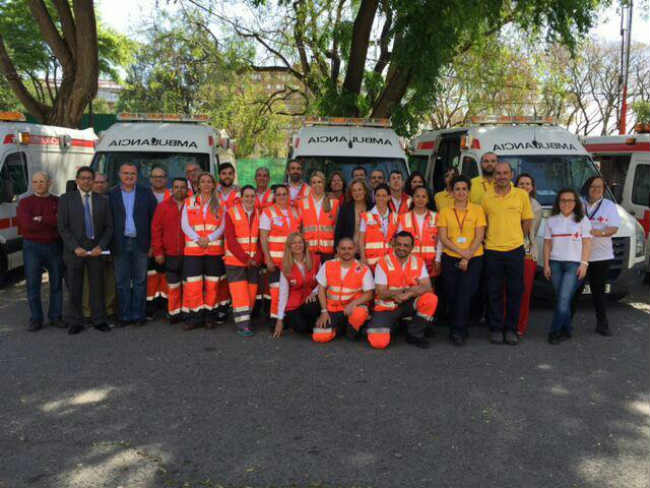 dispositivo cruz roja feria