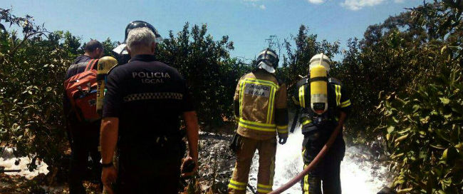 bomberos-emergencias-accidente-ultraligero-sevilla