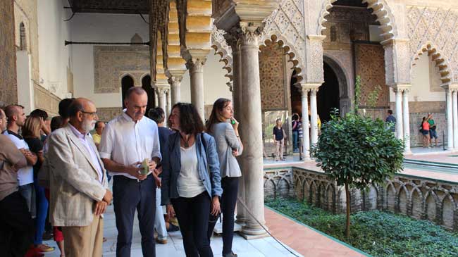 Antonio Muñoz en el Alcázar en el Día Mundial del Turismo/SA