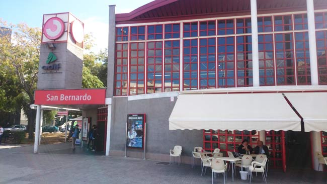 Imagen actual de la Estación de San Bernardo/ María Jesús López
