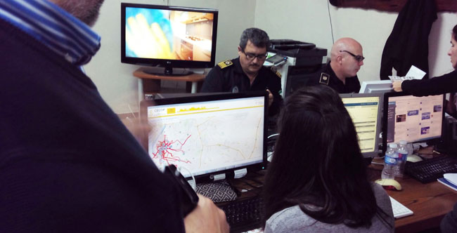 Policía Local y técnicos municipales coordinan una incidencia en el CECOP/Daniel Rosado