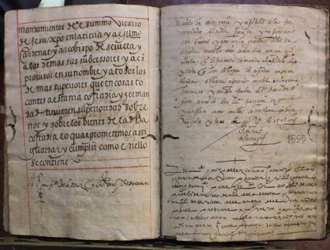 Libro de Reglas de la Hermandad de la Macarena de 1595, a cuya restauración se procederá
