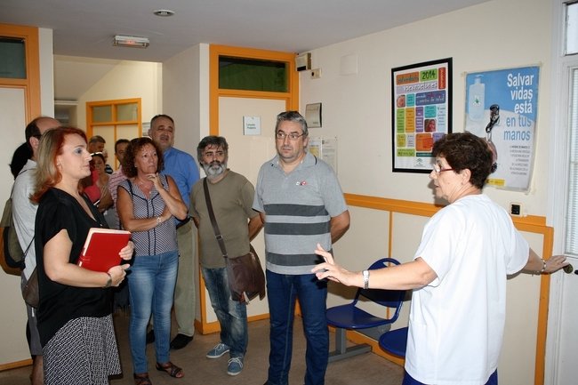 Eva Oliva en centro salud cerro