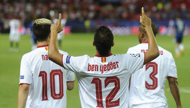 gol de ben yedder en champions