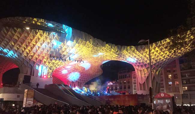 Un instante del espectáculo/ Adrián Yánez