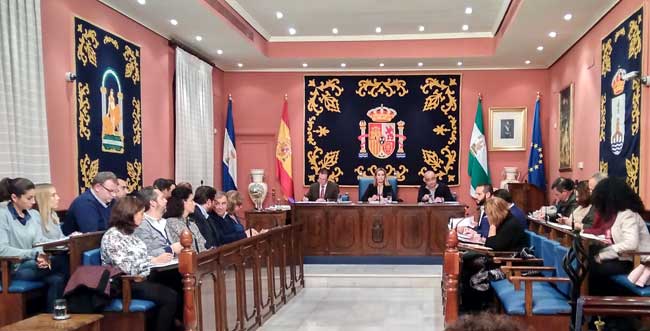 Un instante del pleno municipal de diciembre