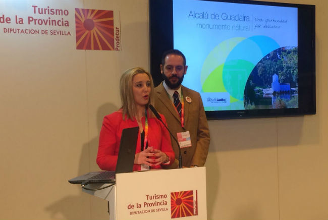 Jiménez, y el delegado municipal de Turismo, Germán Terrón