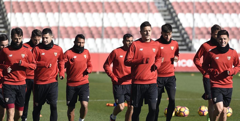 sevilla fc entreno