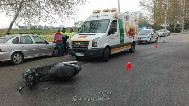 accidente motocicleta
