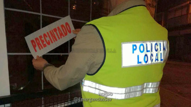 Local precintado / Imagen de archivo