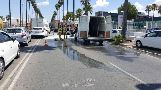 incendio-furgoneta
