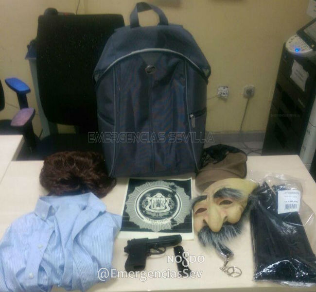 mochila atracador bankinter