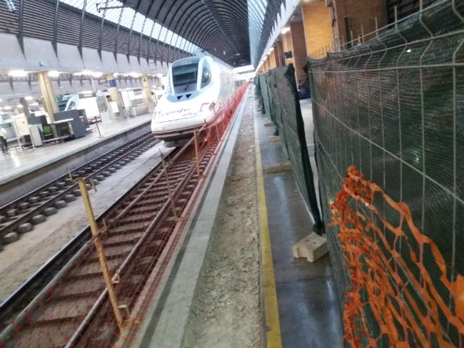 obras andenes Sevilla Santa Justa 3