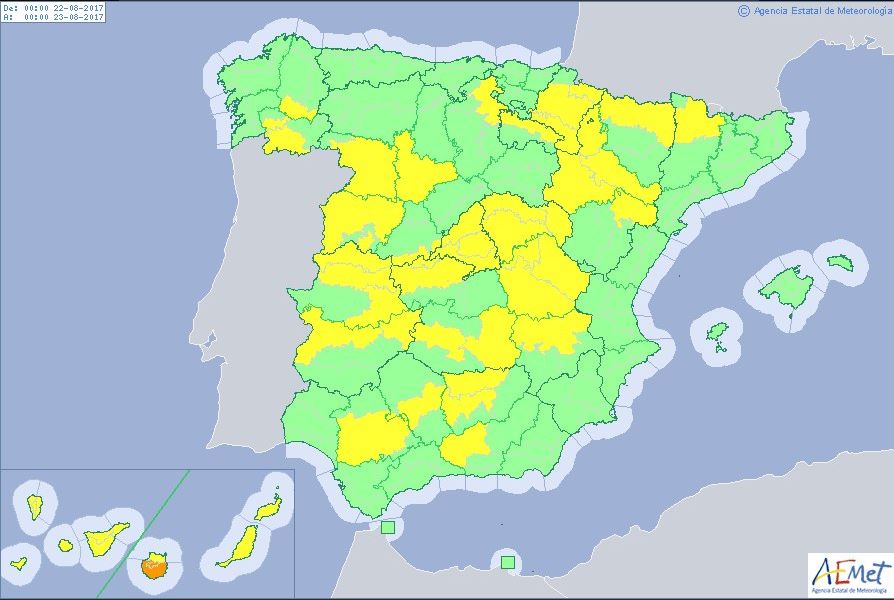 mapa avisos