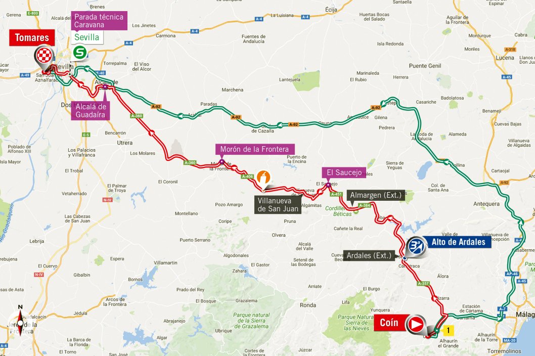 recorrido la vuelta 2017
