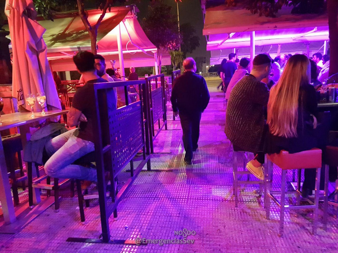 Terrazas del Paseo Colón/ Emergencias Sevilla