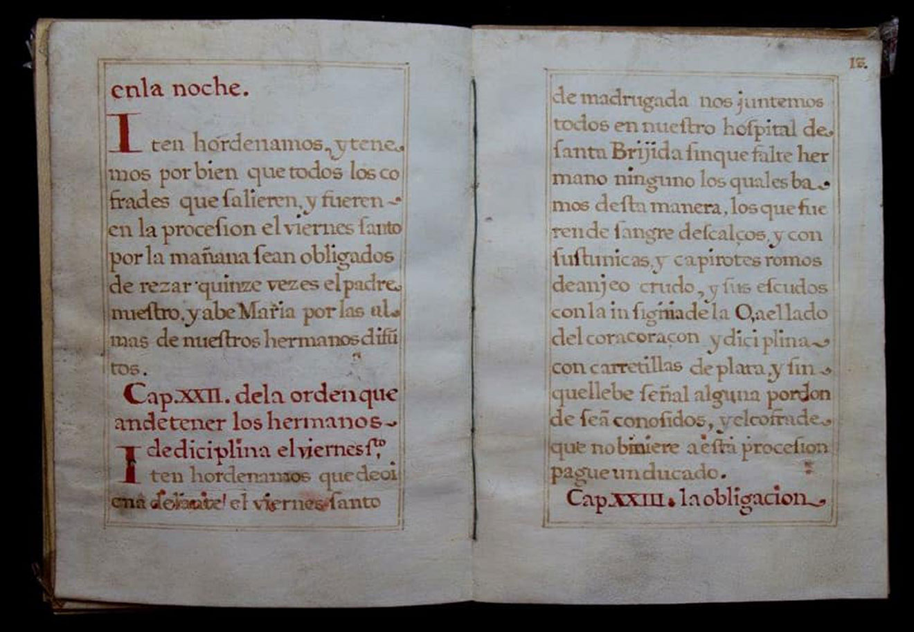 Libro de Reglas de la Hermandad de la O