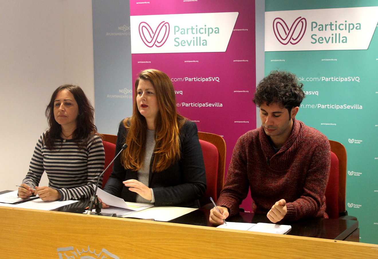 Portavoces de Participa Sevilla