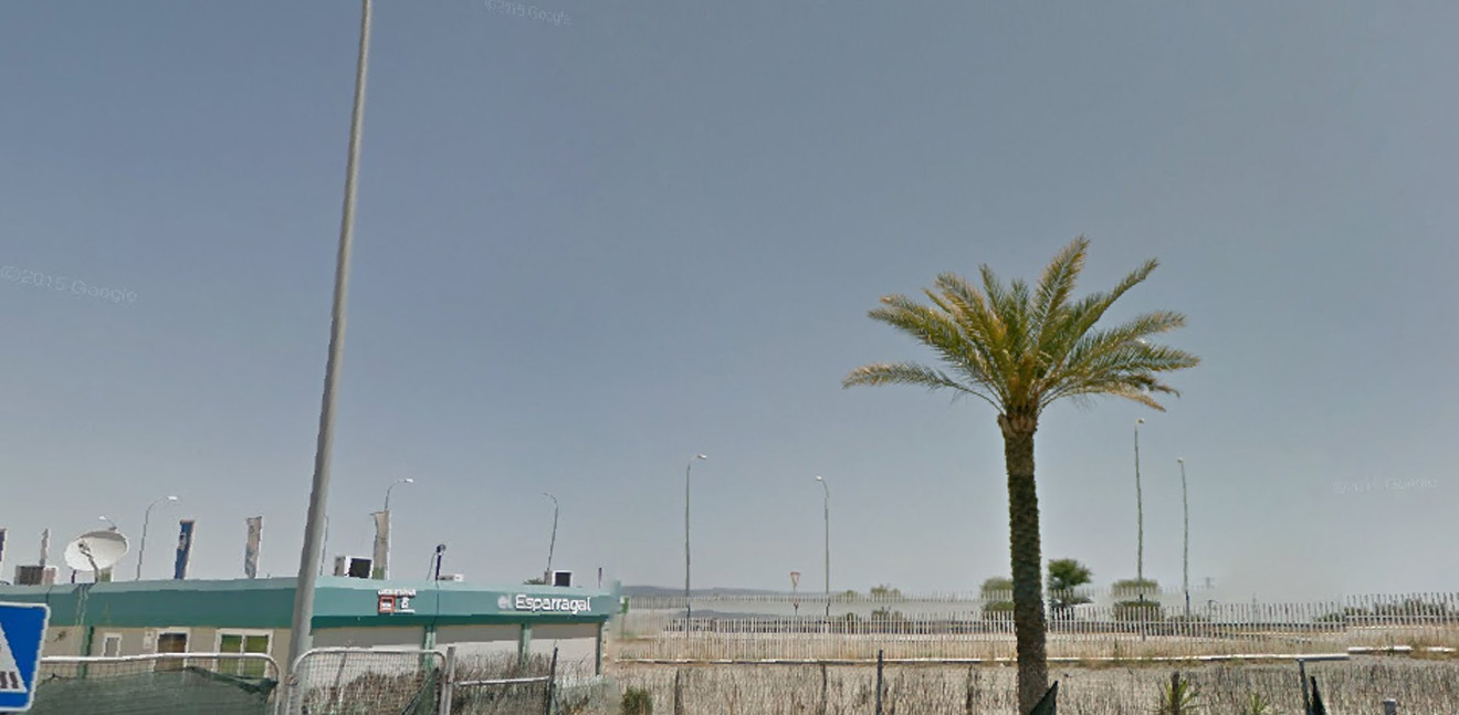 Entrada al Polígono El Esparragal