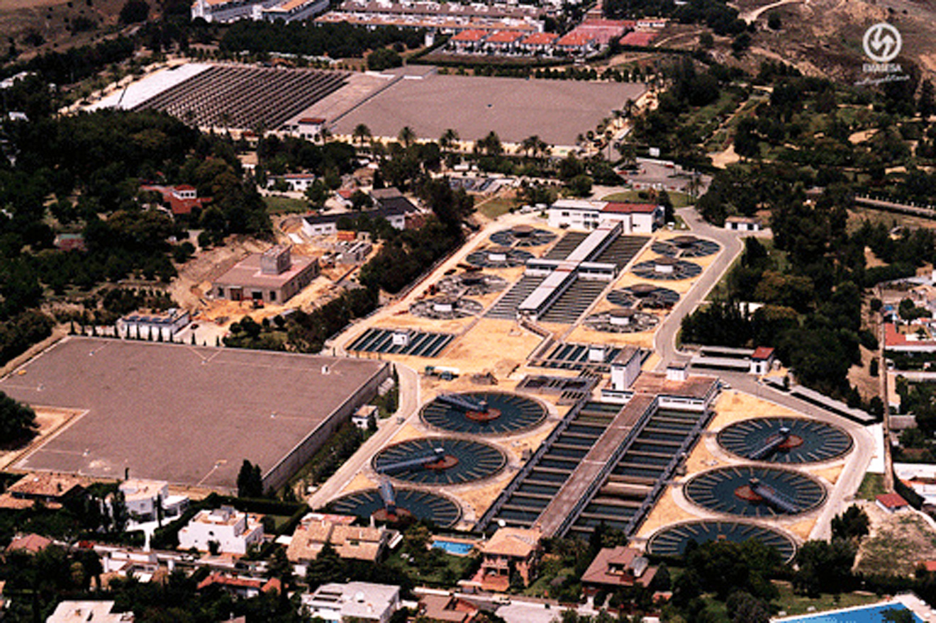 Planta de depuración y tratado de agua