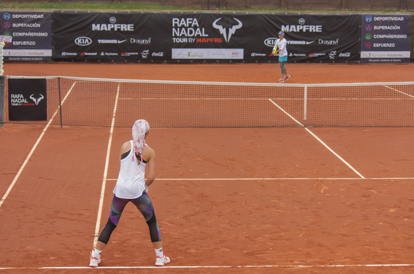 Partido de tenis del torneo