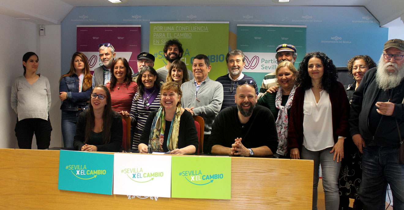 Presentación del manifiesto por el cambio apoyado por Participa Sevilla / SA