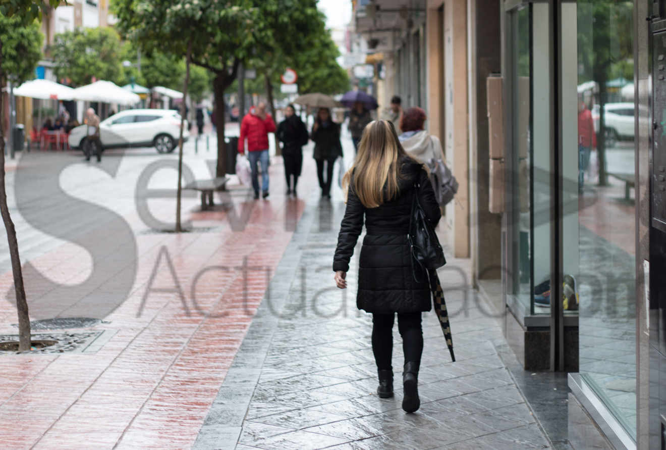 Día de lluvia en Sevilla
