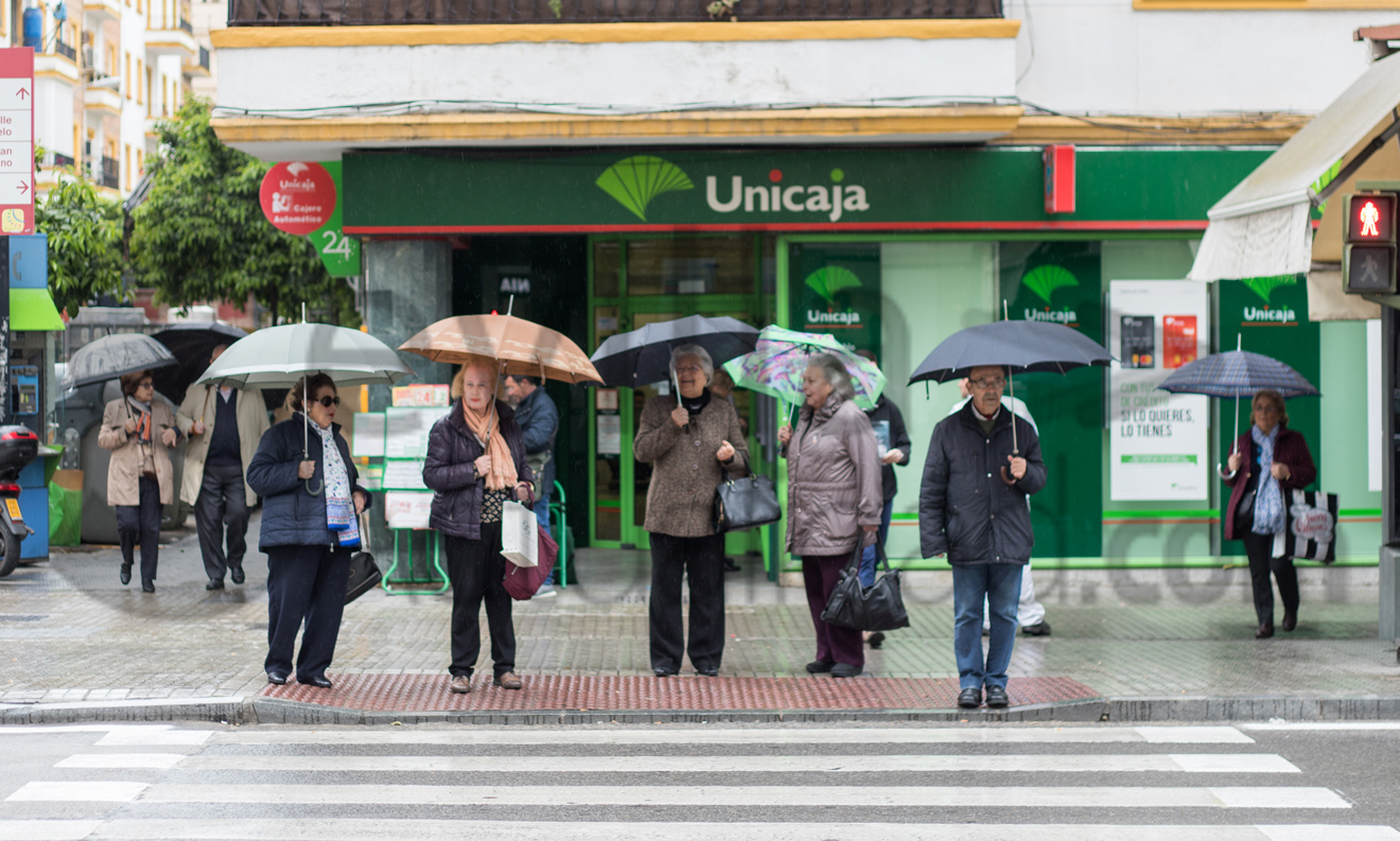 Día de lluvia en Sevilla