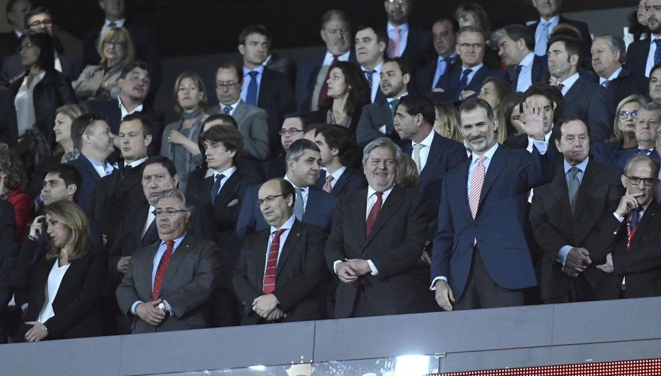 Castro en el palco /Sevilla FC