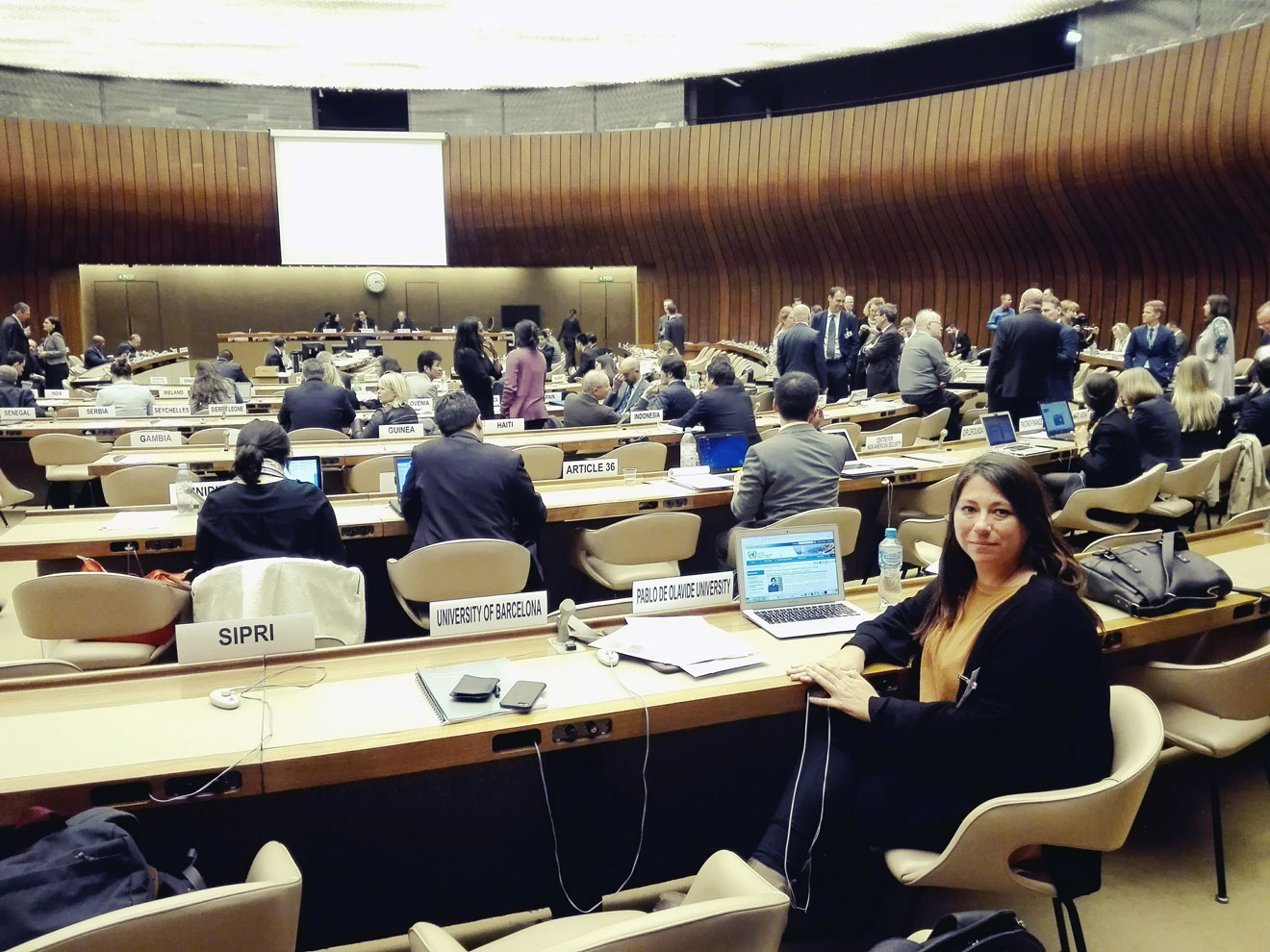 La profesora Reyes Jiménez /UPO