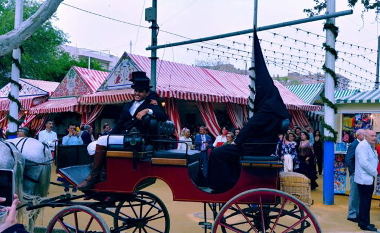 Nazareno en la Feria /@pibesevillista1