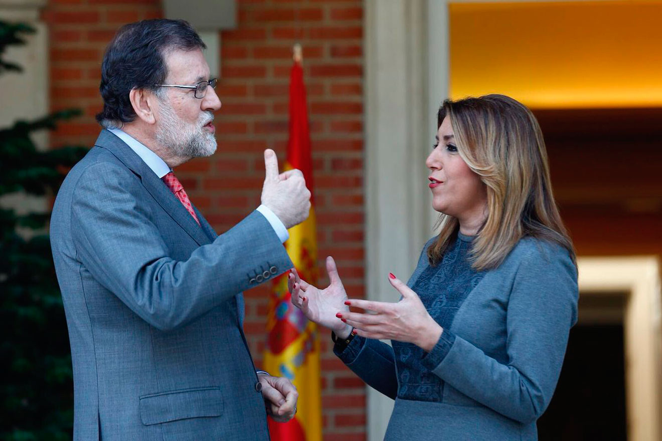 Reunión entre Rajoy y Díaz en Moncloa /@susanadiaz