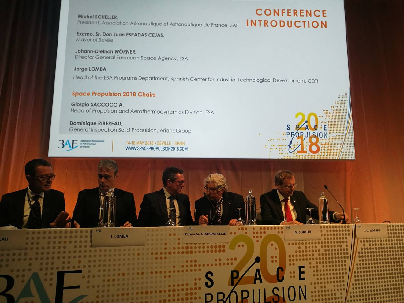 Inauguración del congreso aeroespacial /Ayto. Sevilla