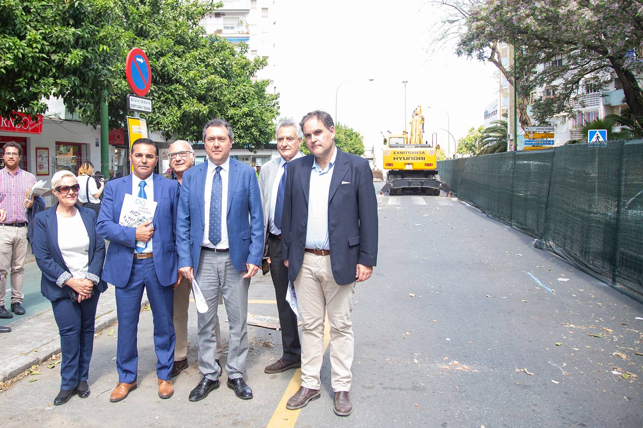 Obras en la Avenida de El Greco /Ayto. Sevilla