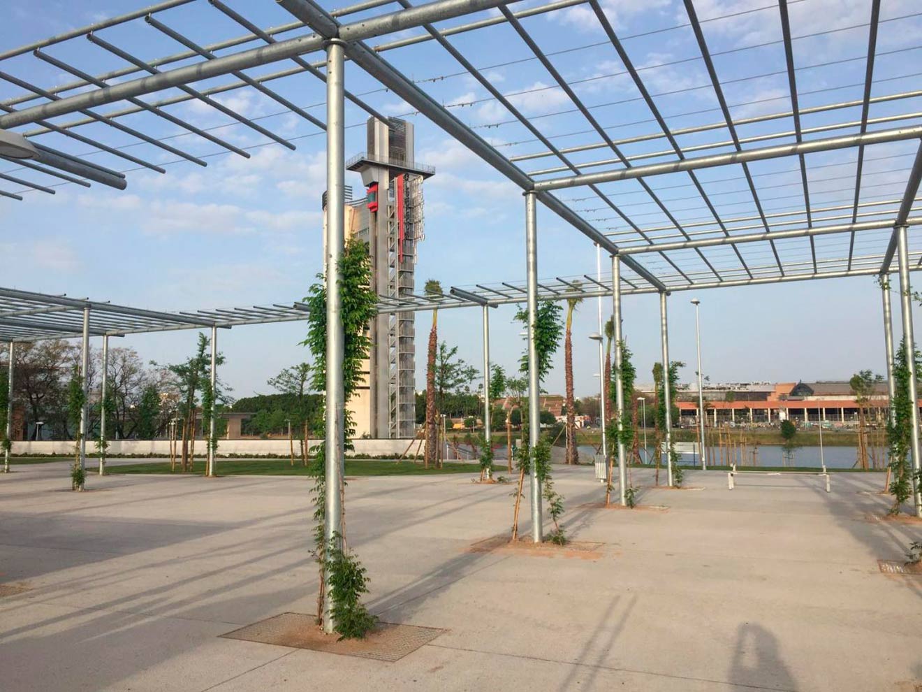 Parque de Magallanes con las obras recién terminadas /@adrianyaneces