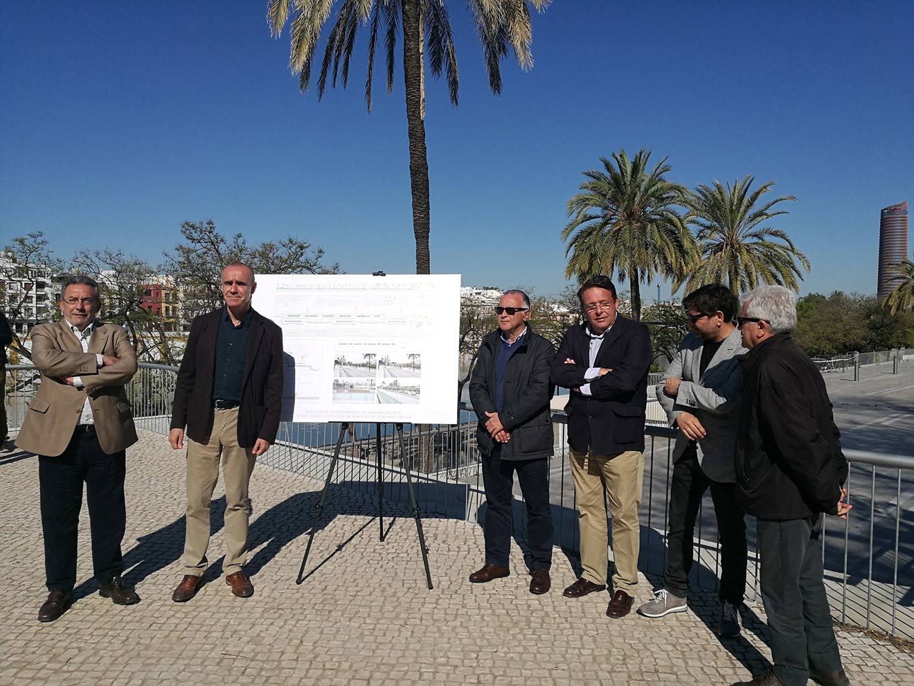 Presentación obras Paseo Colón /Ayto. Sevilla