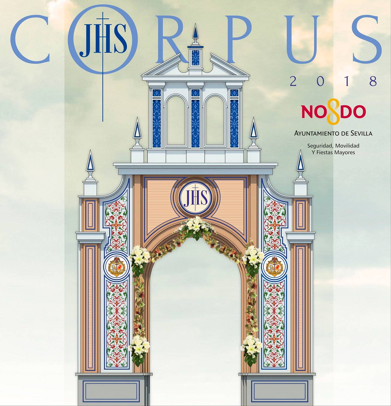 Diseño de la Portada del Corpus 2018 /Ayto. Sevilla